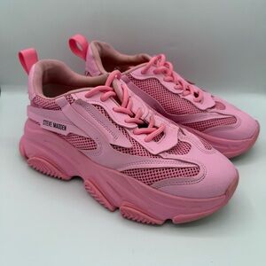 Steve Madden Pink Possession Sneakers